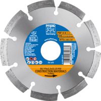 PFERD TOOLS Diamantové nástroje pre stavebný priemysel DS 115 x 2,2 x 22,23 PSF