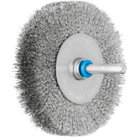 PFERD TOOLS Kolesové kefy s nasadeným hriadeľom RBU 8015/6 INOX 0,15