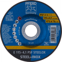 PFERD TOOLS Brúsky E 115-4,1 PSF STEELOX
