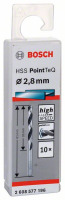 BOSCH Skrutkovitý vrták HSS PointTeQ 2,8 mm