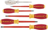 FORMAT Sada skrutkovačov PZ 6 diel so skúšačkou Format