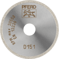 PFERD TOOLS Diamantové / CBN rezné nástroje EP Bond D1A1R 50-1,4-10 D 151 GAD