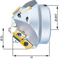 FORMAT Fréza fazetková 45st. Z6 pre XPHT 16 Format