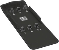 WERA 9403 Textilný box 8740 C HF 2, prázdny, 152 x 159 x 45 mm