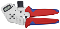 KNIPEX 97 52 63 DG Štvortŕňové lisovacie kliešte pre sústružené kontakty s multi-komponentnými úchop