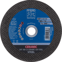 PFERD TOOLS Rezné kotúče EHT 180-1,6 CERAMIC SGP OCEĽ