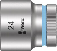 WERA 8790 HMC Nástrčná hlavice Zyklop, upínací časť 1/2", 24 x 37 mm