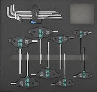 WERA Modul CT 2/3 17 diel skrutkovačov imbus T-rúčka Wera