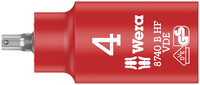 WERA 8740 B VDE HF Zyklop zástrčný nástavec, izolovaný, s pridržiavacou funkciou, upínacia časť 3/8", 4 x