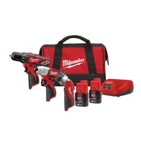 MILWAUKEE Set náradia M12 BPP3A-202B 4933441225