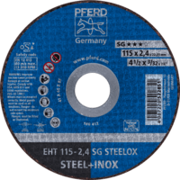 PFERD TOOLS Rezné kotúče EHT 115-2,4 SG STEELOX
