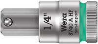 WERA 8740 A HF Zyklop zástrčný nástavec, s pridržiavacou funkciou, upínacia časť 1/4", 1/4" x 28 mm