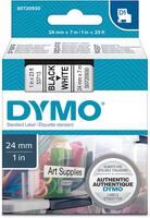 DYMO Páska popisová 24mm čierna / biela Dymo
