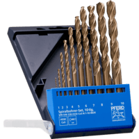 PFERD TOOLS Vrtacie a ponorné náradie SET 10tl.DIN338 HSSE N 1-10 INOX