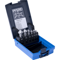 PFERD TOOLS Nástroje na vŕtanie a ponáranie SET KES HSSE DIN 335 C90° 6