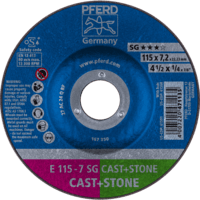 PFERD TOOLS Brúsky E 115-7 SG OCEĽ+KAMEŇ