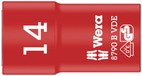 WERA 8790 B Nástavec nástrčných hlavic Zyklop VDE, izolovaný, s pripojovacím rozmerom 3/8", 14 x 46 mm