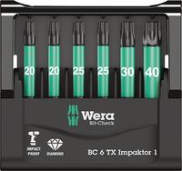 WERA Sada bitov 6 diel Bit-Check 6 torx TImpaktor 1 Wera