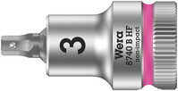 WERA 8740 B HF Zyklop zástrčný nástavec, s pridržiavacou funkciou, upínacia časť 3/8", 3 x 35 mm