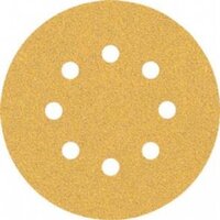 BOSCH Brúsny papier EXPERT C470 s 8 otvormi pre excentrické brúsky, 125 mm, zrnitosť 120, 50 ks - 26089009