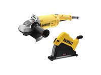 DeWALT SET UHLOVÁ BRÚSKA 2200W S REZNÝM KRYTOM 230MM DWE492GK