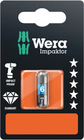 WERA 840/1 IMP SB DC Impaktor Bity, 6 x 25 mm