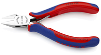 KNIPEX 77 42 130 bočné cvikacie kliešte pre elektroniku s prevlečným kĺbom s multi-komponentnými úch
