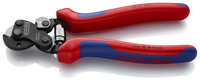 KNIPEX 95 62 160 SB Nožnice na oceľové lanká tiež pre vysoko pevné drôtené lano s multi-komponentným