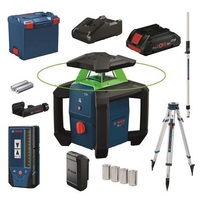BOSCH PRO GRL18V-3-31G - Rotačný laser so statívom a latou - 0615A500DG