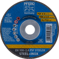 PFERD TOOLS Rezné kotúče EH 100-2,4 PSF STEELOX/16,0