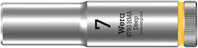 WERA 8790 HMA Deep Nástrojná hlavica, upínacia časť 1/4", 7 x 50 mm
