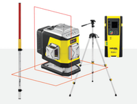 NIVEL SYSTEM Laser krížový 2x 360° s červeným lúčom CL2R Set