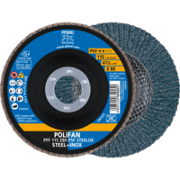 PFERD TOOLS POLIFAN-Disky s plochým okrajom PFF 115 Z 80 PSF STEELOX