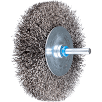 PFERD TOOLS Kolesové kefy s nasadeným hriadeľom RBU 10020/6 INOX 0,30