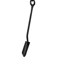 FISKARS Rýľ drenážny Ergonomic™ Pro, čierny | 1066709