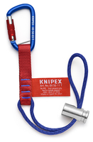 KNIPEX 00 50 13 T BK slučky s pripevnenou karabínkou  186 mm