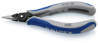 KNIPEX 34 52 130 Presné úchopové kliešte pre elektroniku s multi-komponentnými úchopmi leštené 130 m