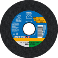 PFERD TOOLS Rezné kotúče EHT 115-1,0 PSF ALU+KAMEŇ