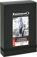 FORMAT Sada záhlbníkov 6 diel M3 - M10 Med slepý eko Format