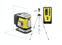 NIVEL SYSTEM Krížový laser 2×360° s modrým lúčom CL2B Set