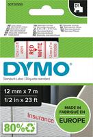 DYMO Páska popisová 12mm červená / biela Dymo