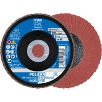 PFERD TOOLS POLIFAN-Disky s plochým okrajom PFF 100 A-COOL 60 SG INOX+ALU/16,0