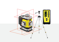NIVEL SYSTEM Krížový laser 4×360° s červeným lúčom CL4R Set