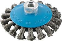 FORMAT Kotúč kartáčový M14 100mm oceľ kužeľový Format