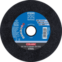PFERD TOOLS Rezné kotúče EHT 150-1,6 CERAMIC SGP OCEĽ