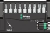 WERA Sada bitov 10 diel Bit-Check 10 torx TUniversal 2 Wera
