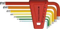 PB SWISS TOOLS Sada kľúčov imbus 7 diel 1,5 - 6mm Rainbow gulička typ PB 212 PB Swiss Tools
