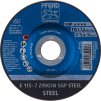 PFERD TOOLS Brúsky E 115-7 ZIRKON SGP OCEĽ