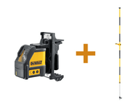 DeWALT DW088KPOL - Krížový laser s rozpernou tyčou