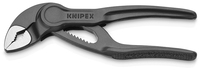KNIPEX 87 00 100 BK Cobra® XS Hasáky a kliešte na vodné čerpadlá razený, drsný povrch šedá atramenti